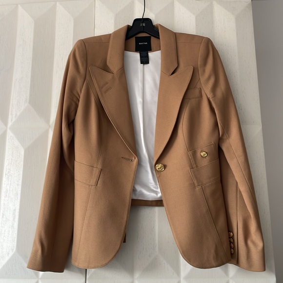 Smythe Duchess Blazer size 6 in Camel - Picture 3 of 6